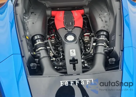 2022 Ferrari F8 Tributo из США, поврежденный, VIN ZFF92LLA2N0272257